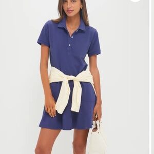 Tuckernuck Navy Pique May Polo Dress